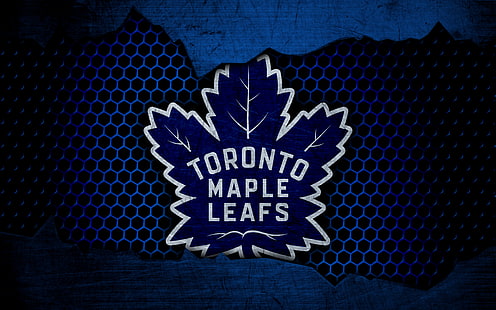 Hockey, Toronto Maple Leafs, emblem, logotyp, NHL, HD tapet HD wallpaper