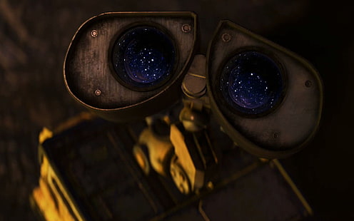 WALL · E, film, robot, occhi, Disney, Pixar Animation Studios, film animati, Sfondo HD HD wallpaper