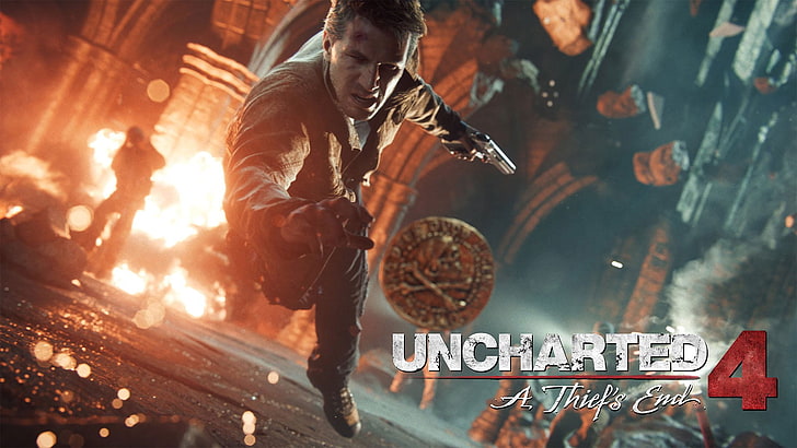 Uncharted 4: A Thief's End, uncharted, HD тапет