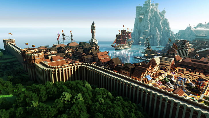 Minecraft, HD-Hintergrundbild