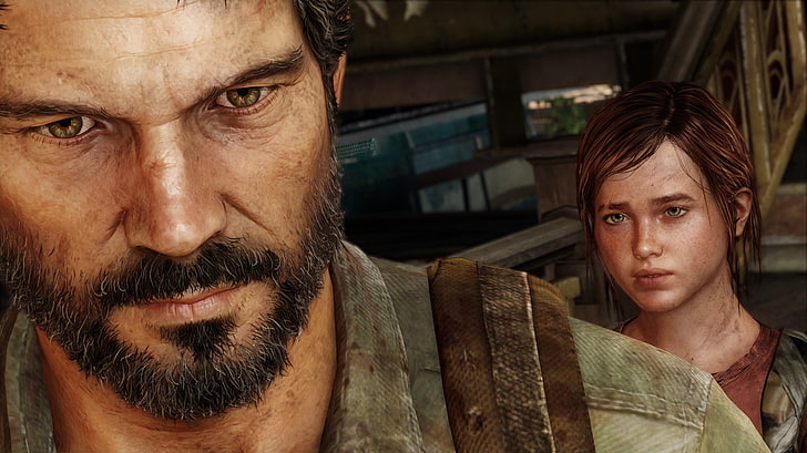 man and woman wallpaper, Ellie, The Last of Us, Joel, Some of us, HD wallpaper