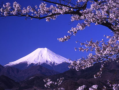 Mt. Fuji, Japan, Volcanoes, Mount Fuji, Japan, Mountain, HD wallpaper HD wallpaper
