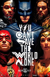 Justice League (2017), Batman, Flash, Aquaman, cyborg, Wonder Woman, Fond d'écran HD HD wallpaper
