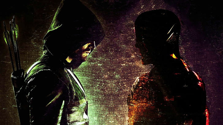 DC The Green Arrow and The Flash wallpaper, The Flash, Arrow (TV series), HD wallpaper
