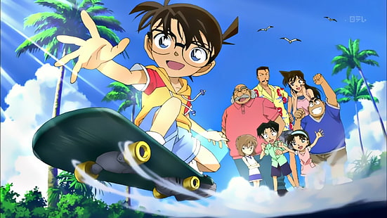 anime, conan, conan Edogawa, detective, Giappone Anime, Sfondo HD HD wallpaper