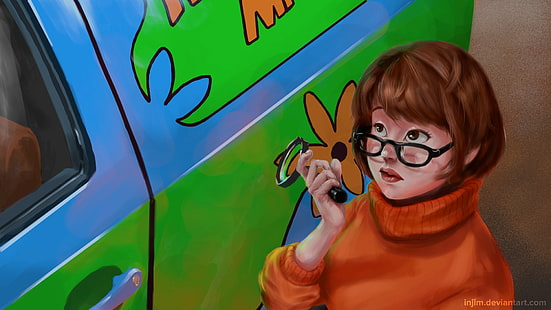 Velma Dinkley, Scooby-Doo, Cartoon Network, HD papel de parede HD wallpaper