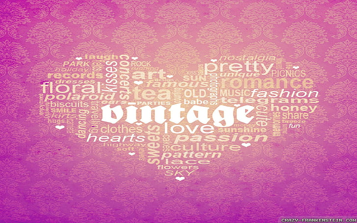 vintage inspired, vintage, inspired, love, HD wallpaper
