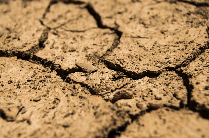 aridity, brown, drought, dry, earth, soil, HD wallpaper