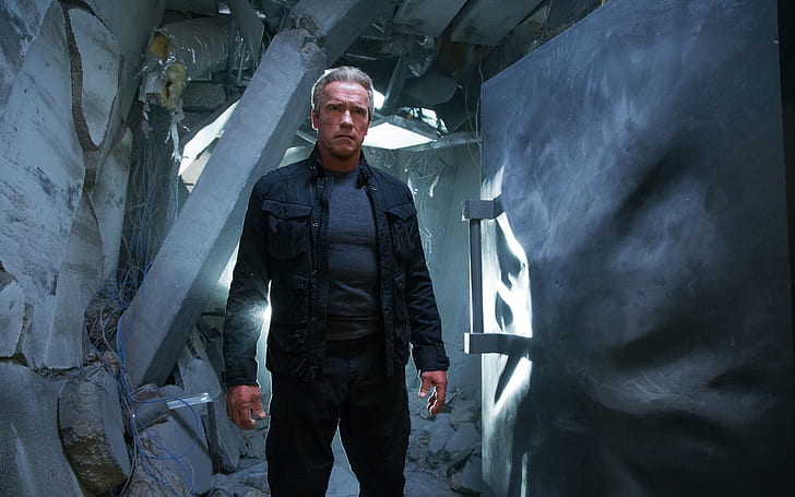 Terminator Genisys Arnold Schwarzenegger, terminator genisys, terminator, arnold schwarzenegger, HD papel de parede