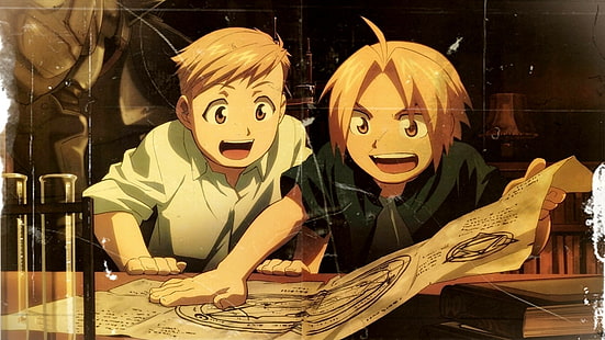 anime, Fullmetal Alchemist: Brotherhood, Elric Edward, HD tapet HD wallpaper