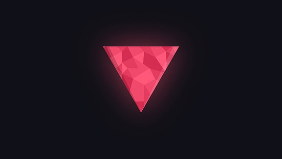 треугольник, минимализм, геометрия, HD обои HD wallpaper