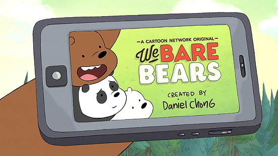 We Bare Bears, tecknad film, HD tapet HD wallpaper