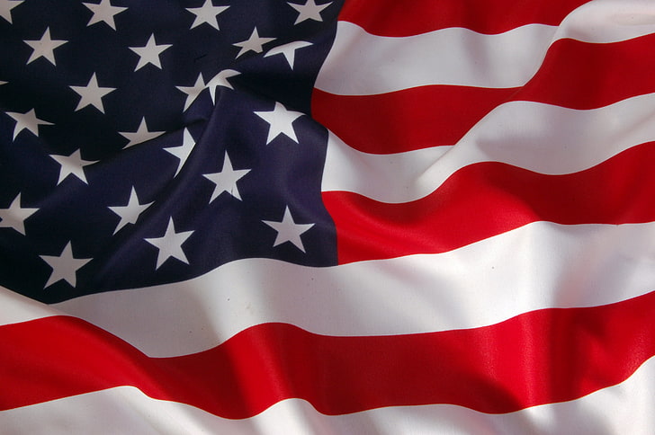 Flaga USA, czerwona, Stany Zjednoczone, niebieska, gwiazdy, flaga, Tapety HD