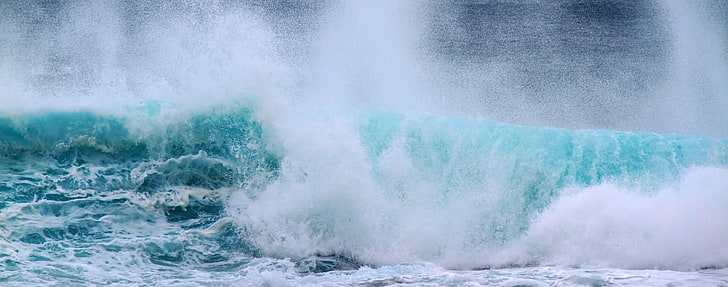 Wave, sea wave, Nature, Beach, Waves, Malta, madliena, maltamajjistral, swieqi, HD wallpaper