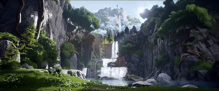 Kena: Bridge of Spirits, grafika z gry wideo, zrzut ekranu, Tapety HD
