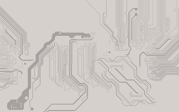 electronic circuit illustration, minimalism, background, macro, chip, board, circuit, HD wallpaper