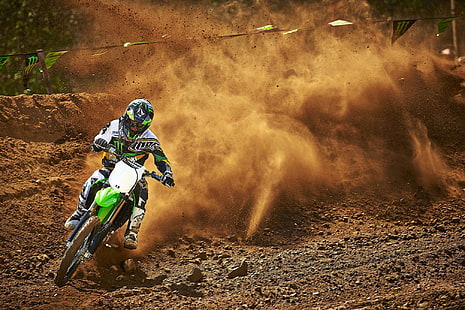 2014, Dirtbike, Kawasaki, KX450F, Moto, Motocross, HD-Hintergrundbild HD wallpaper
