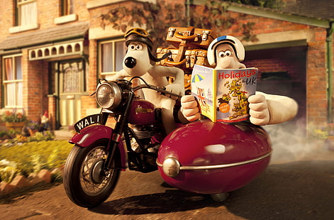 adventure, animation, comedy, family, gromit, wallace, HD wallpaper HD wallpaper