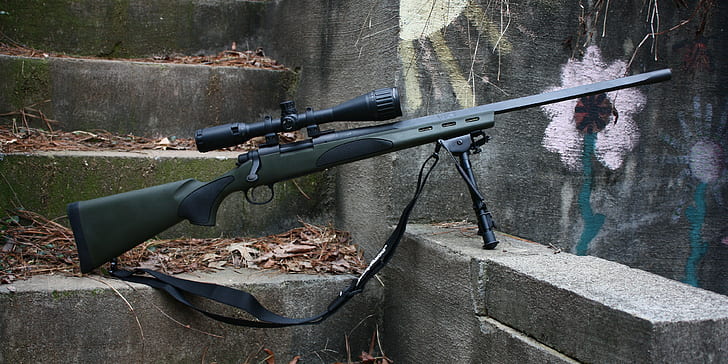 Remington 700 VTR, sniper carbine, sniper rifle, HD wallpaper
