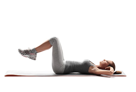ben, kvinna, träning, kondition, abs, HD tapet HD wallpaper