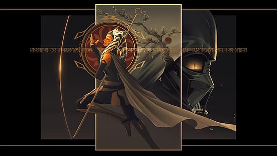 Ahsoka Tano, Darth Vader, Star Wars, Star Wars: Rebellen, HD-Hintergrundbild HD wallpaper
