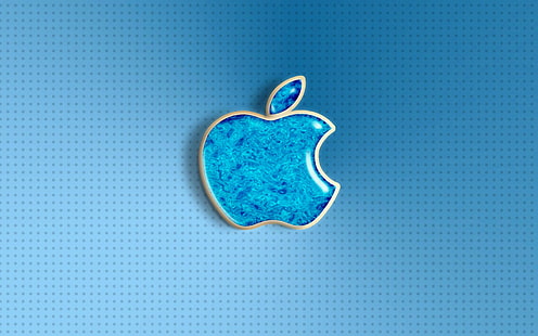 Логотип Apple, гаджет, яблоко, Mac, компьютер, ноутбук, телефон, гаджет, логотип, объем, HD обои HD wallpaper