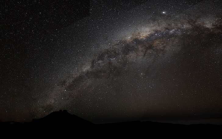 Galaxia de Andrómeda, espacio, Vía Láctea, Fondo de pantalla HD