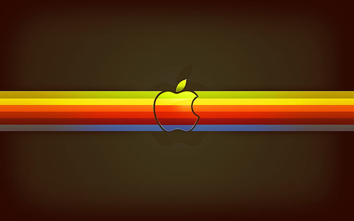 Apple Mix Colours, логотип Apple, яблочный фон, логотип Apple, логотип Apple, HD обои