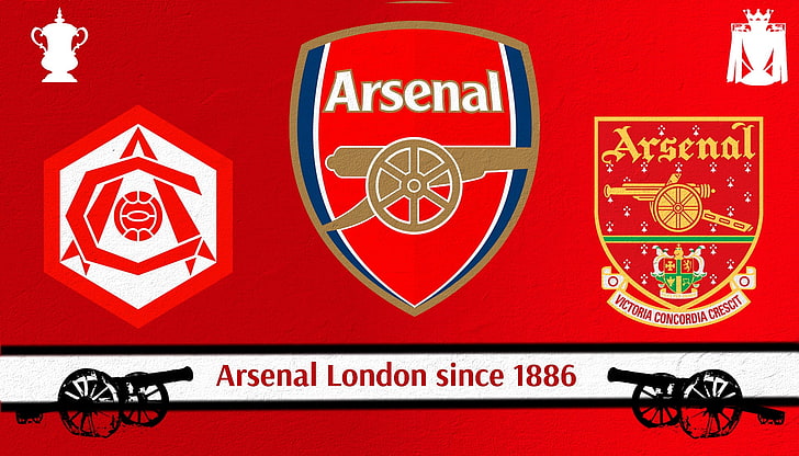 Arsenal Fc, Arsenal, Arsenal London, London, penembak, sejarah, logo, Wallpaper HD