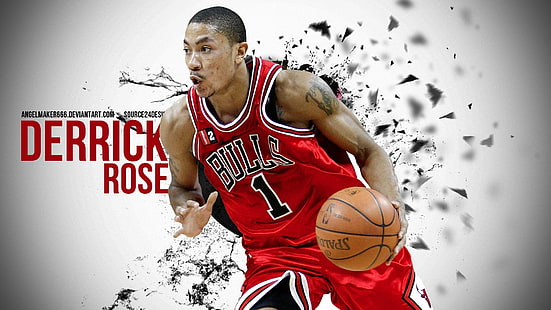 Basketball, Chicago Bulls, Derrick Rose, HD-Hintergrundbild HD wallpaper