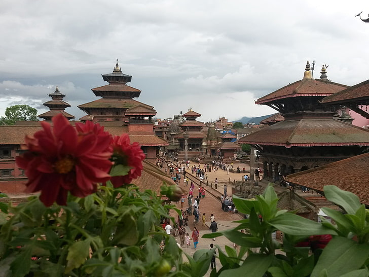 Patan, Nepal, Kathmandu, tempio, Sfondo HD