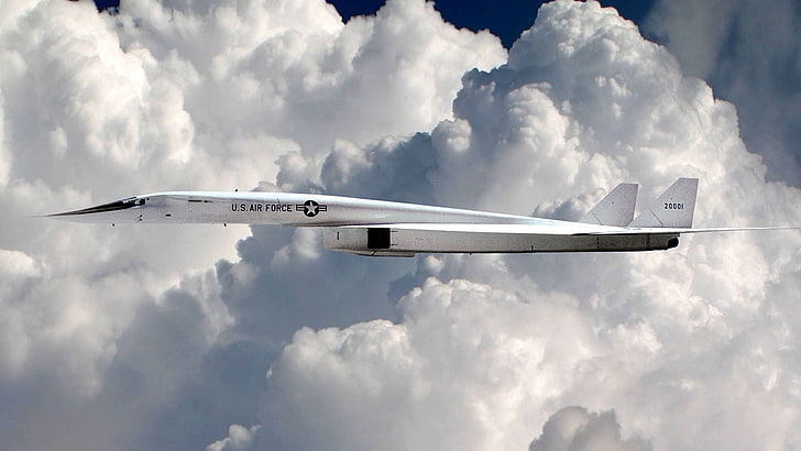 aircrafts, american, army, bomber, jet, north, prototype, supersonic, usa, valkyrie, xb 70, HD wallpaper