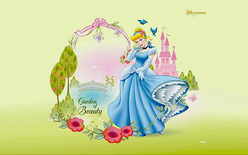 プリンセスシンデレラの庭春Hd壁紙1920×1200、 HDデスクトップの壁紙 HD wallpaper