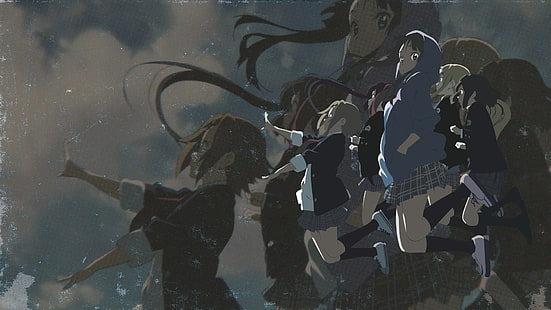 K-ON !, Nakano Azusa, Akiyama Mio, anime girls, anime, Sfondo HD HD wallpaper