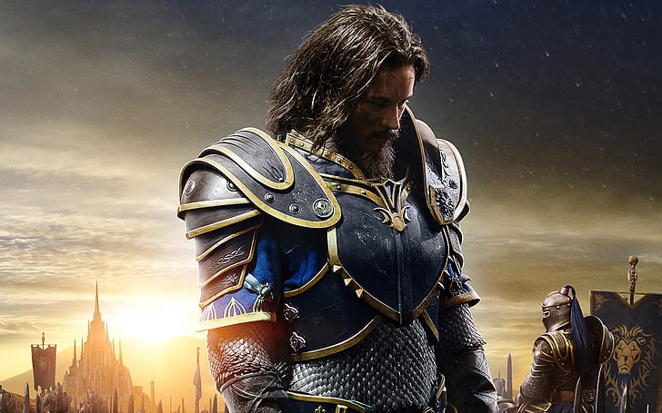 Warcraft Movie 2016 Sir Anduin Lothar, Sir Anduin Lothar, warcraft, warcraft film, Travis Fimmel, HD tapet