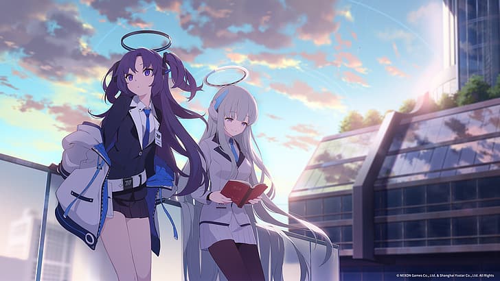 Blue Archive, Anime-Mädchen, HD-Hintergrundbild