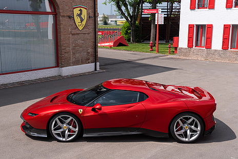 4K, 8K, 2018 Автомобили, Ferrari SP38, Луксозни автомобили, HD тапет HD wallpaper