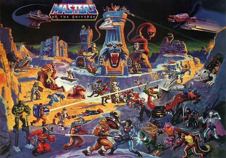 Tapeta Masters of the Universe, He-Man, He-Man and the Masters of the Universe, Skeletor, Tapety HD