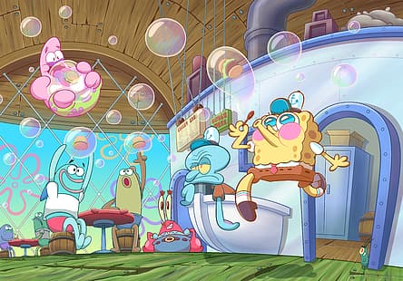 SpongeBob, SpongeBob Kanciastoporty, Tapety HD HD wallpaper