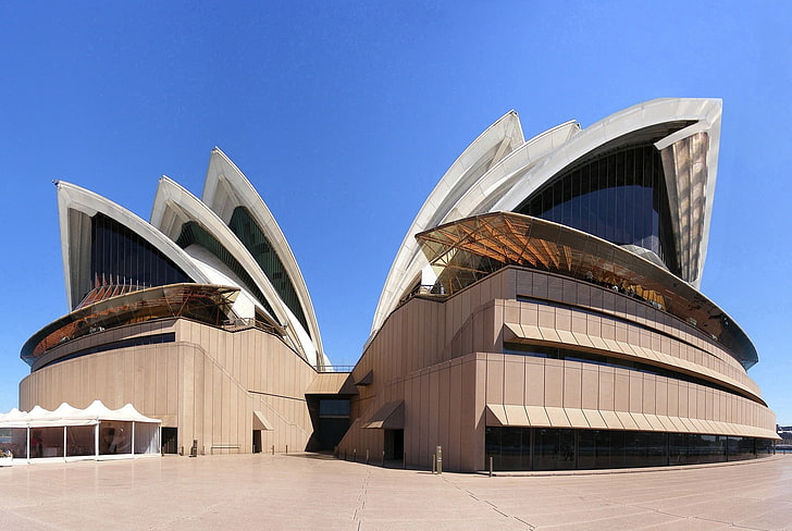 Australia, Sydney, Sydney Opera House, arsitektur, bangunan, air, modern, Wallpaper HD