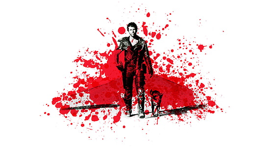 blood, dog, Mel Gibson, Road warrior, Mad Max 2, HD wallpaper HD wallpaper