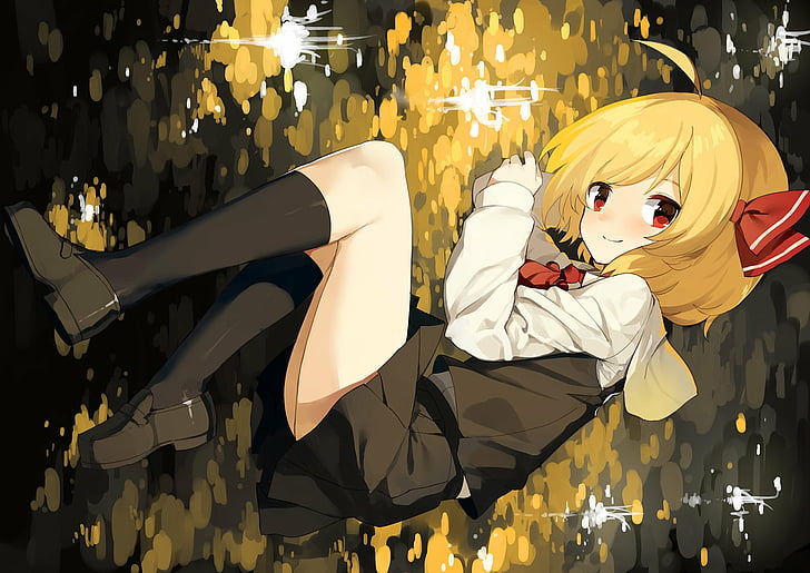 Anime, Touhou, Rumia (Touhou), HD wallpaper