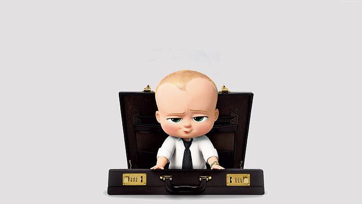 The Boss Baby, meilleurs films d'animation, bébé, costume, Fond d'écran HD