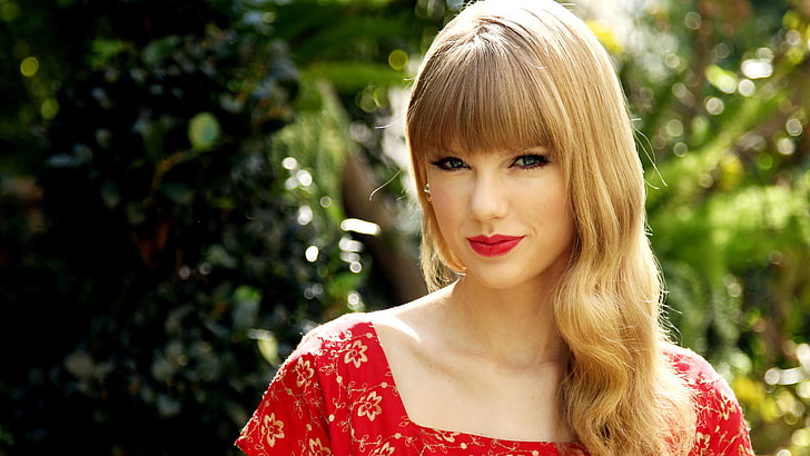 Taylor Swift, penyanyi, wanita, mata biru, pirang, Wallpaper HD