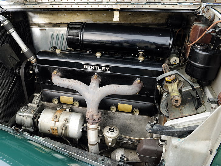 1935年、ベントレー、ブレーキ、ブラザーズ、エンジン、ジョーンズ、ラグジュアリー、レトロ、シューティング、ステーションワゴン、 HDデスクトップの壁紙