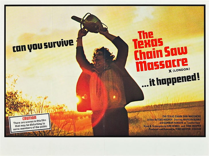 The Texas Chain Saw Massacre poster, The Texas Chain Saw Massacre, Tobe Hooper, Film posters, movie poster, HD wallpaper