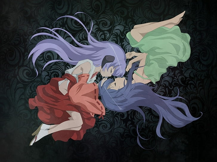 Furude Rika, Furude Hanyuu, Anime-Mädchen, Higurashi No Naku Koro Ni, HD-Hintergrundbild