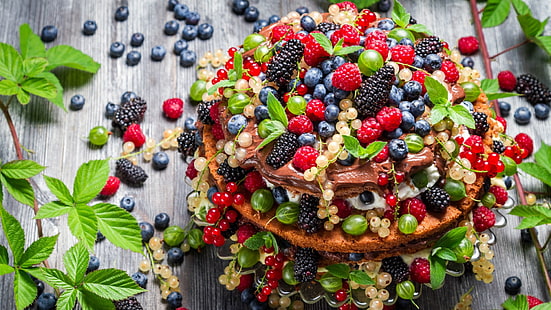 assorted fruits, colorful, fruit, berries, food, HD wallpaper HD wallpaper