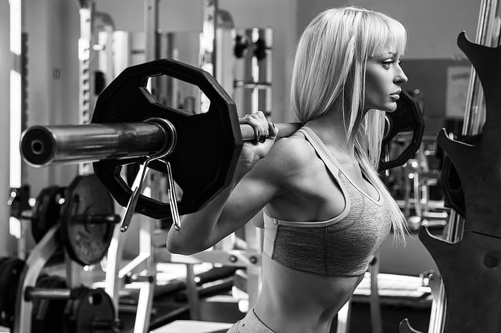 weiblich, fitness, ausbildung, gewicht, bodybuilder, HD-Hintergrundbild