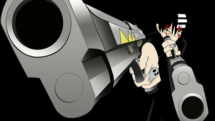 аниме, Soul Eater Not !, пистолет, Death The Kid, HD тапет